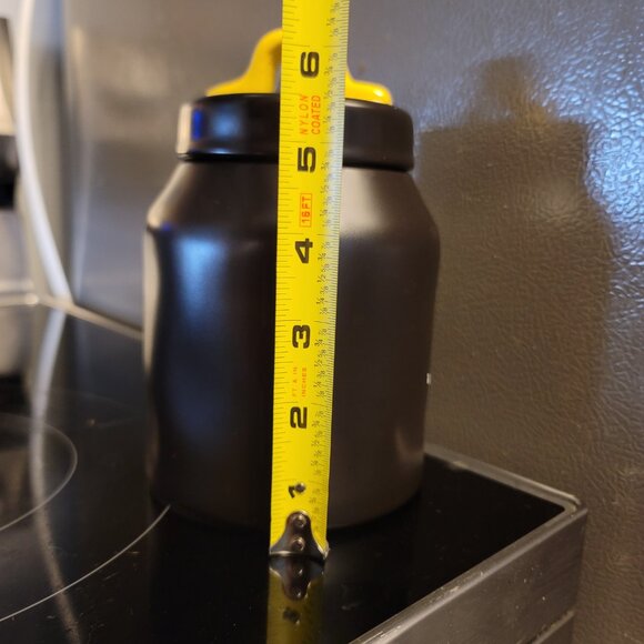 Rae Dunn RAT TAILS Halloween Black Canister - Picture 2 of 4